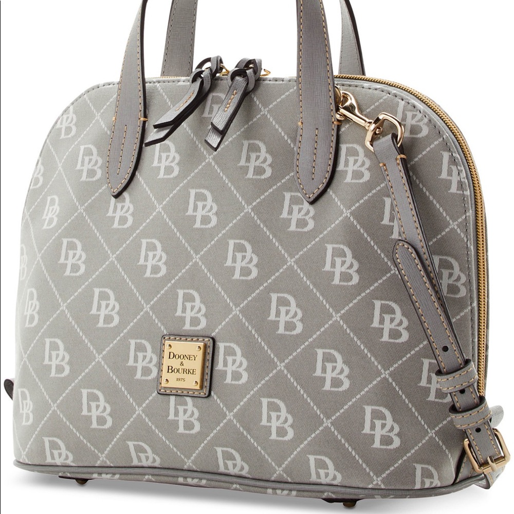 Dooney & Bourke Signature Satchel NWT - Picture 2 of 7
